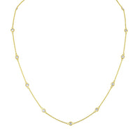 Diamonds by the Yard Station Necklace (1.30 ct Diamonds) in Yellow Gold