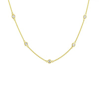 Diamonds by the Yard Station Necklace (1.30 ct Diamonds) in Yellow Gold