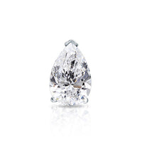 Solitaire 1.00 ct Pear Shape IVS2 GIA Diamond Pendant in White Gold