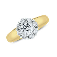 Beauvince Flora Engagement Ring (1.75 ct Diamonds) in Gold