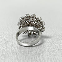Sunflower Ring (1.74 ct Diamonds) in White Gold