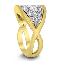 Crimson Diamond Band (0.75 ct Diamonds) in Yellow Gold