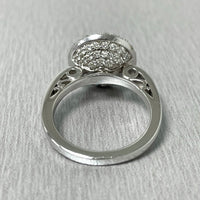 Cosmos Diamond Engagement Ring (0.80 ct Round GVS2 EGLUSA Diamond) in White Gold