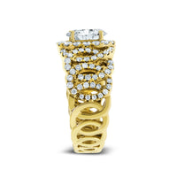 Ripples Engagement Ring (1.05 ct Oval KSI2 EGLUSA Diamond) in Yellow Gold