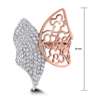 Beauvince Lolita Floral Diamond Ring (1.33 ct Diamonds) in Gold