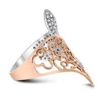 Beauvince Lolita Floral Diamond Ring (1.33 ct Diamonds) in Gold