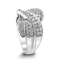Meera Diamond Band (1.40 ct Diamonds) in White Gold