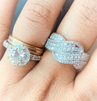 Meera Diamond Band (1.40 ct Diamonds) in White Gold