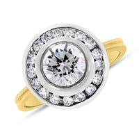 Generations Engagement Ring (1.06 Round FI1 EGLUSA Diamond) in Gold