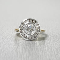 Generations Engagement Ring (1.06 Round FI1 EGLUSA Diamond) in Gold