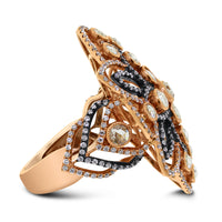 Beauvince Cassandra Diamond Ring (1.89 ct Diamonds) in Rose Gold