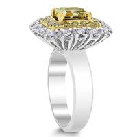 Genevieve Yellow Diamond Cocktail Ring (3.08 ct Diamonds) in Gold