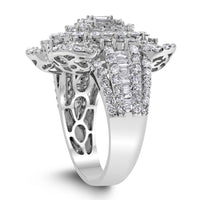 Shawna Diamond Ring (3.50 ct Diamonds) in White Gold