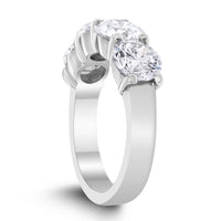 4 Stone Diamond Ring (4.01 ct H VVS Diamonds GIA) in White Gold
