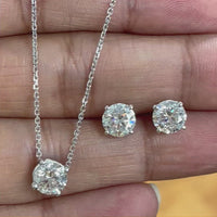 Beauvince GIA ISI1 Certified 2.01 Ct Round Diamond Studs