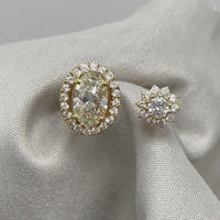 Beauvince Peek a Boo Diamond Ring (1.63 ct Diamonds) in Yellow Gold