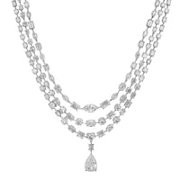 Beauvince Reverie Necklace (45.82 ct Diamonds) in Platinum