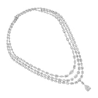 Beauvince Reverie Necklace (45.82 ct Diamonds) in Platinum