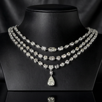 Beauvince Reverie Necklace (45.82 ct Diamonds) in Platinum