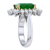 Beauvince Alaya Ring (5.71 ct Emerald & Diamonds) in 18K Yellow Gold