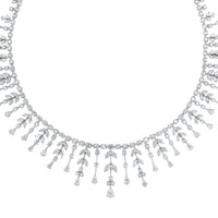 Beauvince Garden of Eden Necklace (20.04 ct Diamonds) in 18K White Gold