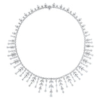 Beauvince Garden of Eden Necklace (20.04 ct Diamonds) in 18K White Gold