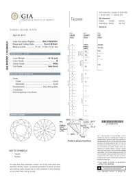 Beauvince GIA Certified 18.15 Carat Round M VVS2 3 Stone Engagement Ring