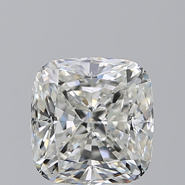 Beauvince Cushion Halo Engagement Ring Bridal Set (3.02 ct HVS1 GIA Diamond)