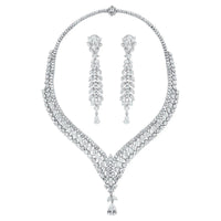Beauvince Yana Necklace (42.75 ct Diamonds) in 18K White Gold