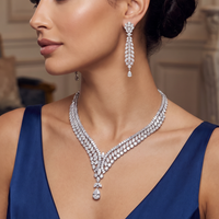 Beauvince Yana Diamond Earrings (15.24 ct Diamonds) in 18K White Gold