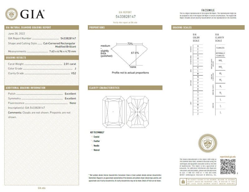 Beauvince GIA JVS Certified 4.02 Ct Radiant Cut Diamond Studs in 18K White Gold