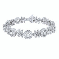 Beauvince Old Diamond Garland Suite (25.83 ct Diamonds) in 18K White Gold