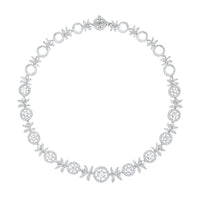 Beauvince Old Diamond Garland Suite (25.83 ct Diamonds) in 18K White Gold