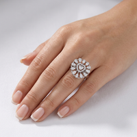 Beauvince Heart Diamond Ring (1.20 ct Diamonds) in 18K White Gold