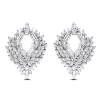 Beauvince Ayana Diamond Earrings (10.92 ct Diamonds) in 18K White Gold