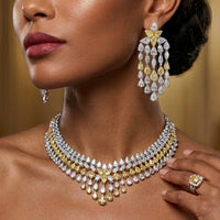 Beauvince Sunrise Suite (110.16 ct Diamonds) in Platinum and Gold