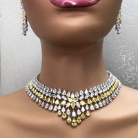 Beauvince Sunrise Suite (110.16 ct Diamonds) in Platinum and Gold