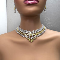 Beauvince Sunrise Suite (110.16 ct Diamonds) in Platinum and Gold