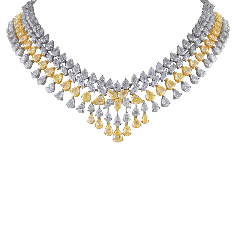 Beauvince Sunrise Suite (110.16 ct Diamonds) in Platinum and Gold