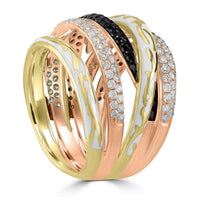 Beauvince East & West Diamonds Band (1.87 ct Diamonds) in Rose Gold