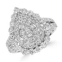 Reva Diamond Ring (2.37 ct Diamonds) in White Gold