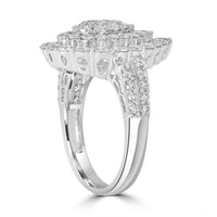Reva Diamond Ring (2.37 ct Diamonds) in White Gold