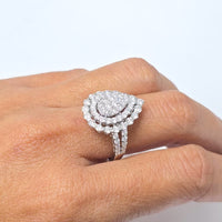 Reva Diamond Ring (2.37 ct Diamonds) in White Gold