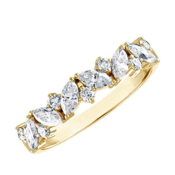 Beauvince Marjorie Diamond Band (1.53 ct Diamonds) in Yellow Gold