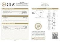 5 Stone Oval Diamond Ring (2.55 ct HI SI Diamonds GIA) in White Gold