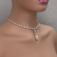 Beauvince Maira Diamond Necklace (19.26 ct Diamonds) in Gold