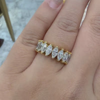 Beauvince Marquise Diamond Band (1.92 ct Diamonds) in Yellow Gold