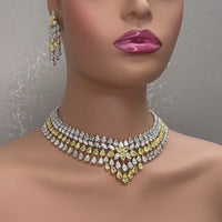 Beauvince Sunrise Suite (110.16 ct Diamonds) in Platinum and Gold