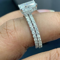 Beauvince Alana Engagement Ring (2.01 ct Radiant Cut HSI1 GIA Diamond)