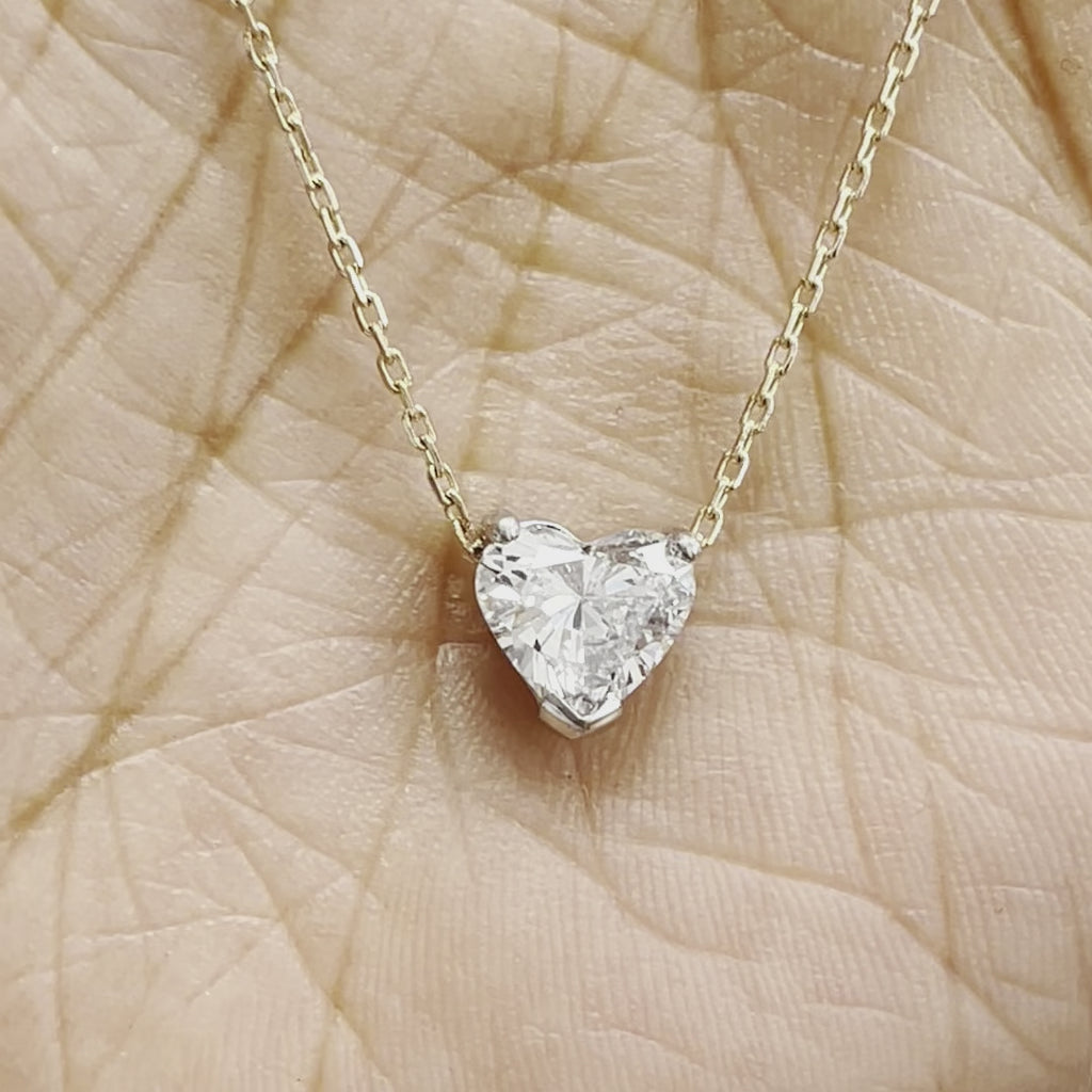 Triple Heart Diamond Pendant Jewellery India Online - CaratLane.com